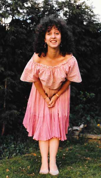 Laura at The Old School, 1985