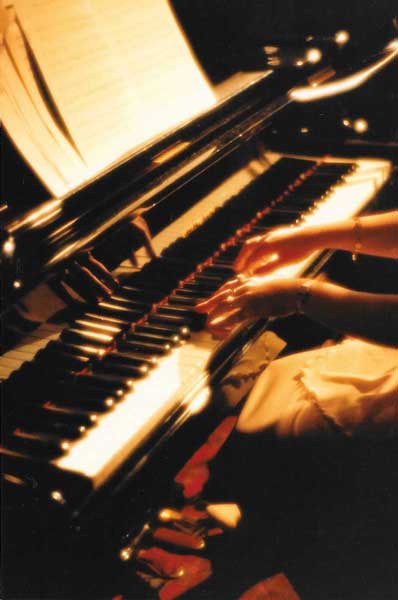 Laura at Ivories, 1985